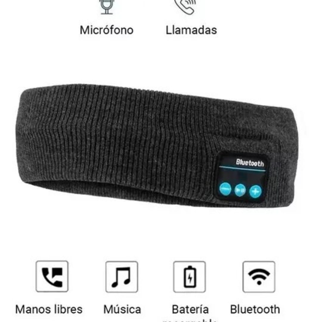 Diadema Banda Deportiva Con Audifonos Bluetooth -